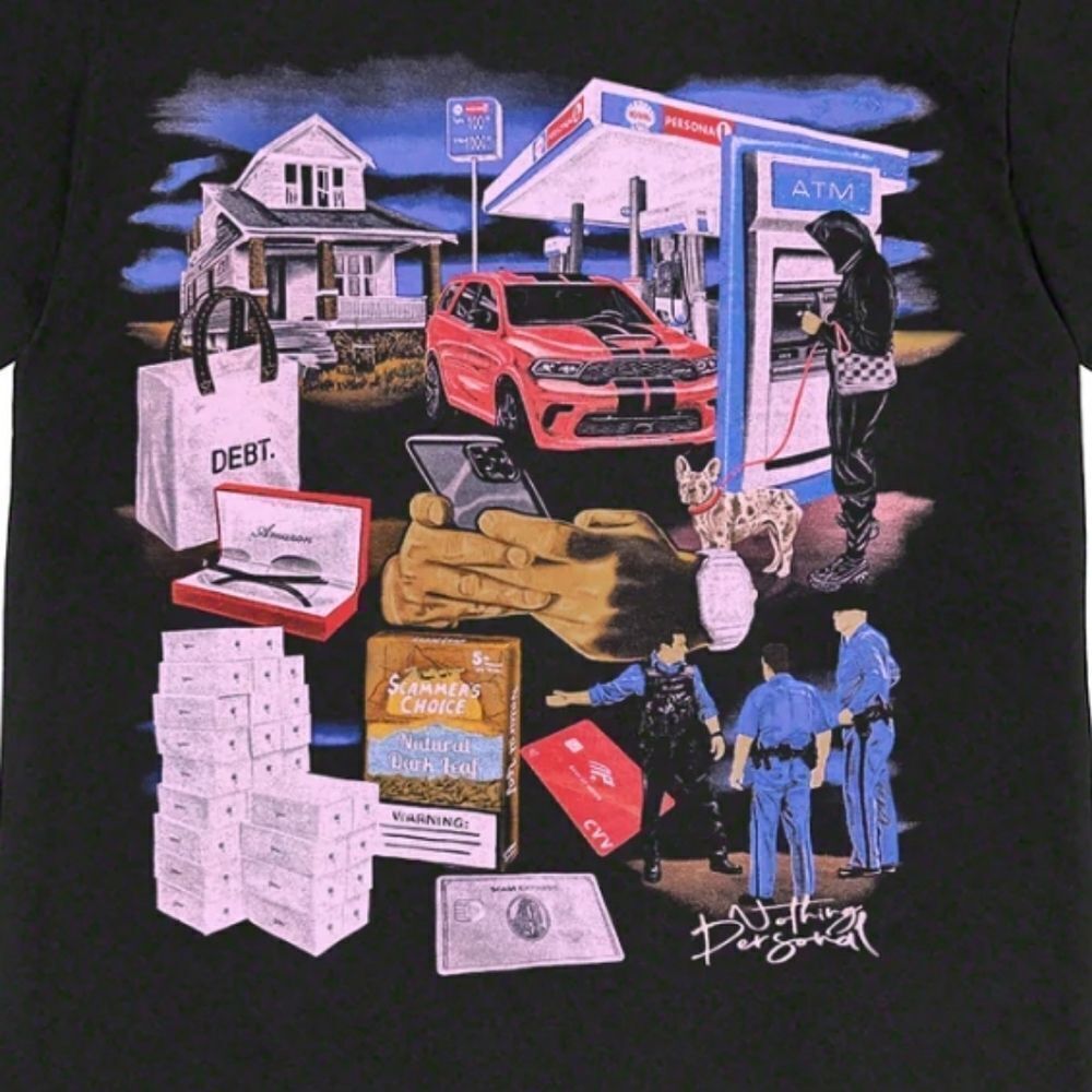 Nothing Personal Scammer Tee Size Large - Picture 2 of 16